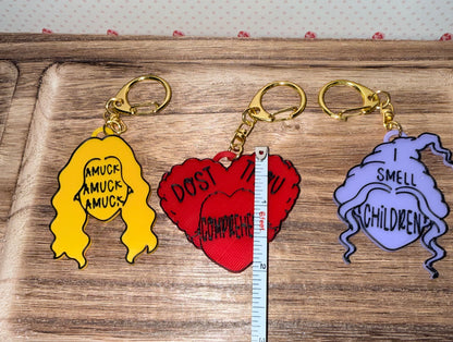 Hocus Pocus Sanderson Sisters keychain or bag tag! (Copy)